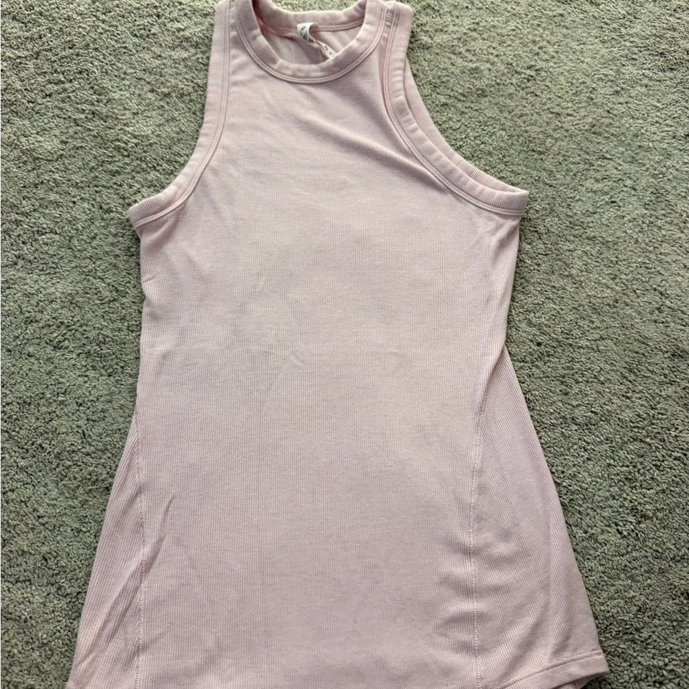 Lululemon Athletica Light Pink Tank Top
